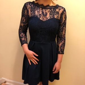 Lace Evening Dress